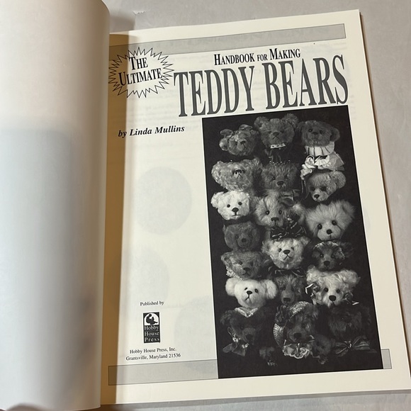 NEW 1998 Handbook for Making Teddy Bears Ultimate Linda Mullins Crafters BOOK - Picture 4 of 17